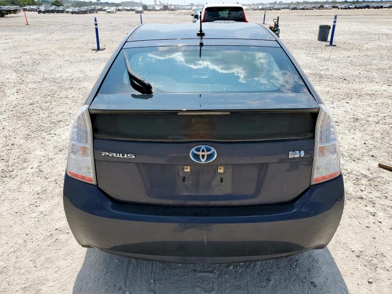 JTDKN3DU7A0197310 - 2010 TOYOTA PRIUS გრაფიტი ფოტო 6