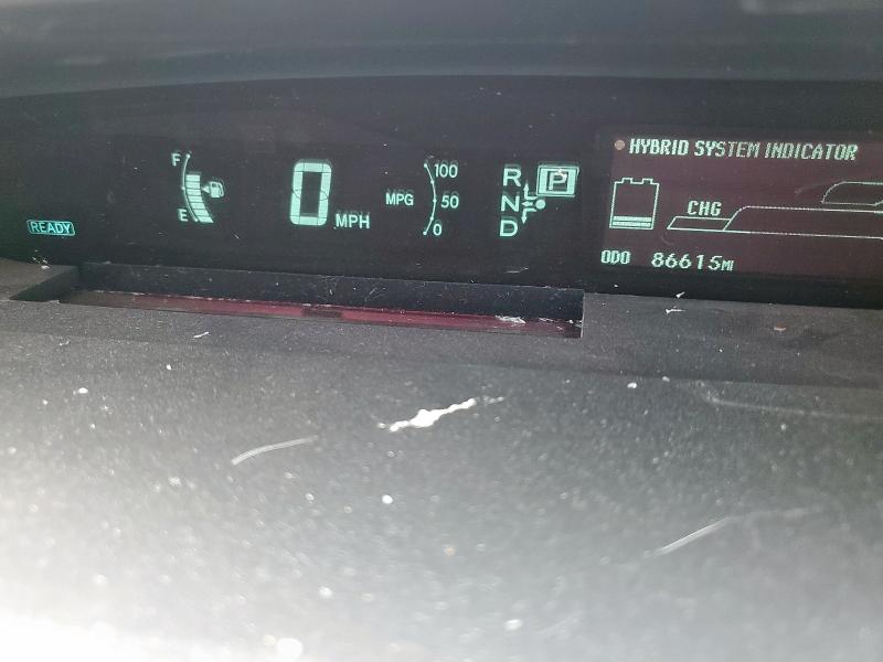 JTDKN3DU7A0197310 - 2010 TOYOTA PRIUS გრაფიტი ფოტო 9