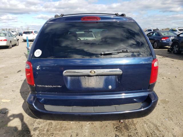 1A4GP45R56B533347 - 2006 CHRYSLER TOWN & COU BLUE photo 6