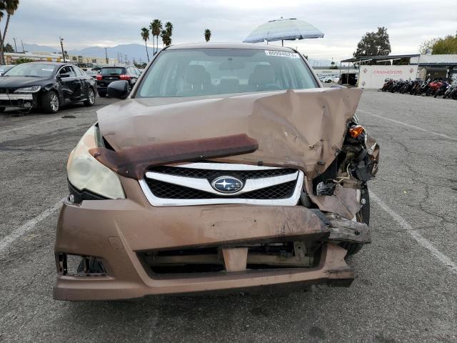 4S3BMAA68B1231196 - 2011 SUBARU LEGACY 2.5I BROWN photo 5