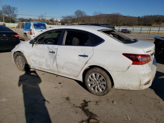 3N1AB7AP2JY300300 - 2018 NISSAN SENTRA S WHITE photo 2