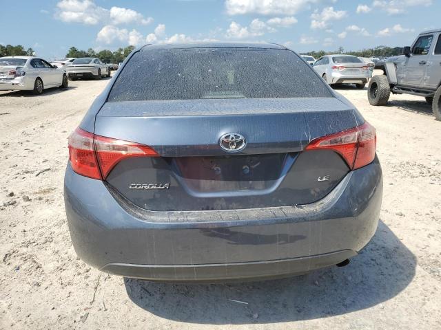 5YFBURHE8JP773467 - 2018 TOYOTA COROLLA L BLUE photo 6