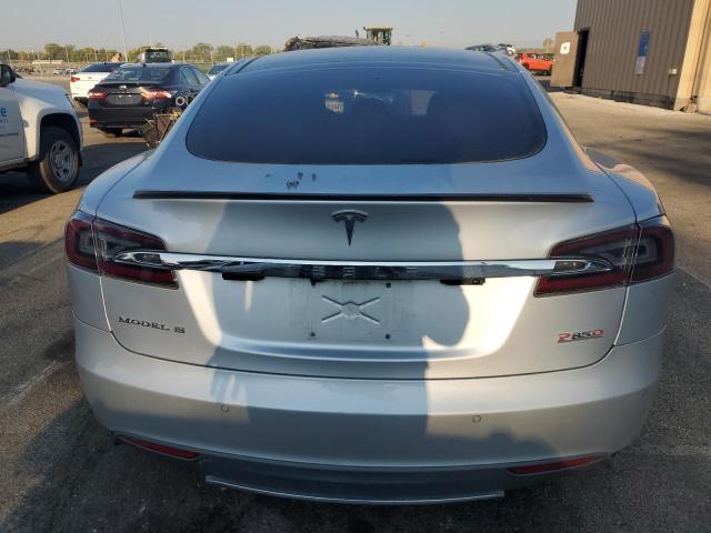 5YJSA1H21EFP65700 - 2014 TESLA MODEL S ვერცხლისფერი ფოტო 6