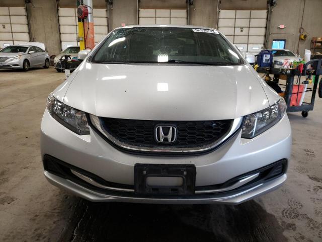 19XFB2F56DE075737 - 2013 HONDA CIVIC LX SILVER photo 5