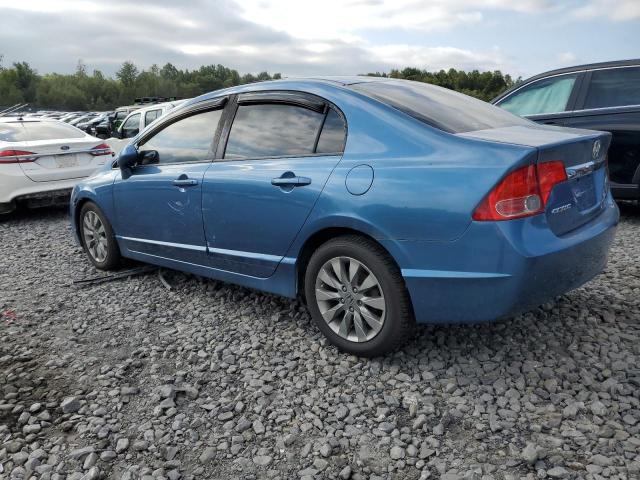 1HGFA16849L023532 - 2009 HONDA CIVIC EX BLUE photo 2