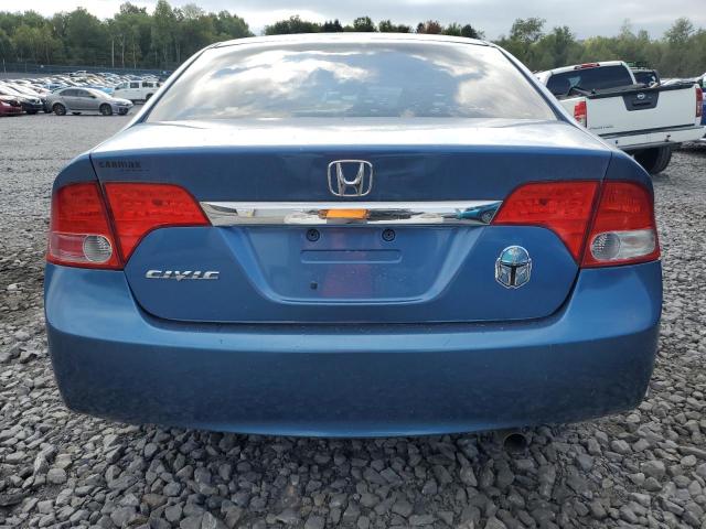1HGFA16849L023532 - 2009 HONDA CIVIC EX BLUE photo 6