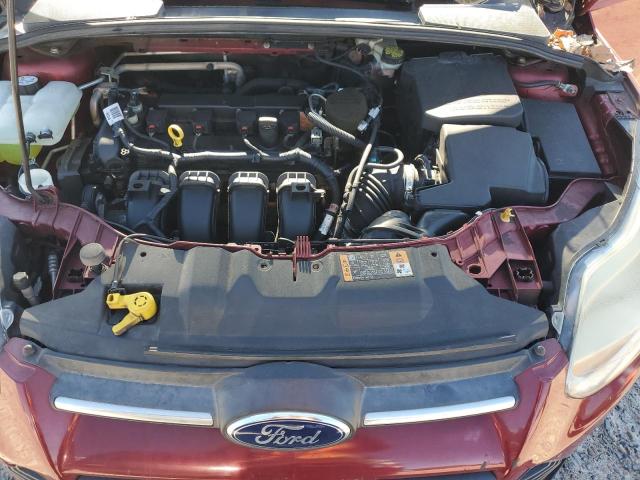 1FADP3F20EL455045 - 2014 FORD FOCUS SE RED photo 11