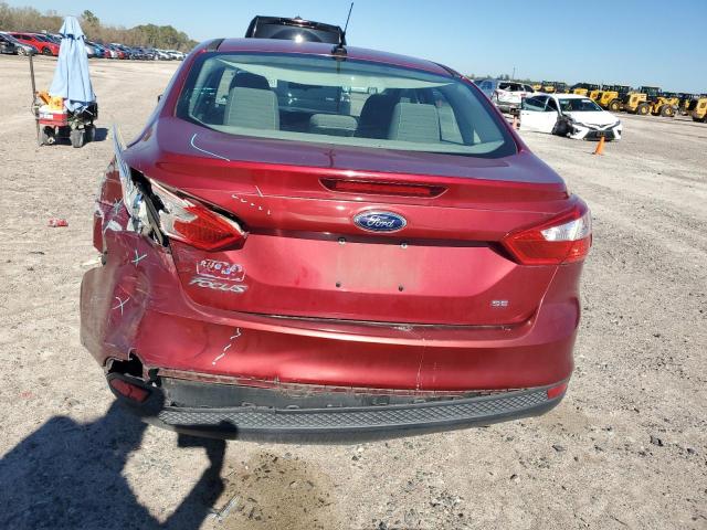 1FADP3F20EL455045 - 2014 FORD FOCUS SE RED photo 6