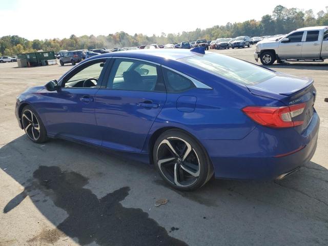 1HGCV1F31JA105455 - 2018 HONDA ACCORD SPORT Blau Foto 2