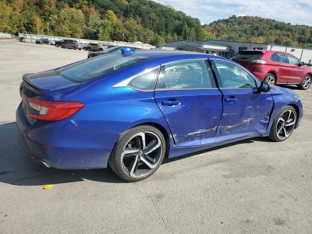 1HGCV1F31JA105455 - 2018 HONDA ACCORD SPORT Blau Foto 3
