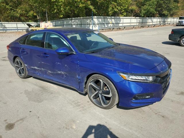 1HGCV1F31JA105455 - 2018 HONDA ACCORD SPORT Blau Foto 4