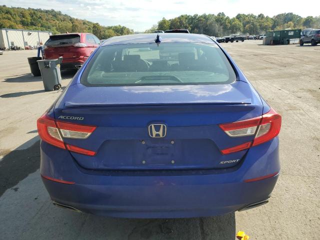 1HGCV1F31JA105455 - 2018 HONDA ACCORD SPORT Blau Foto 6