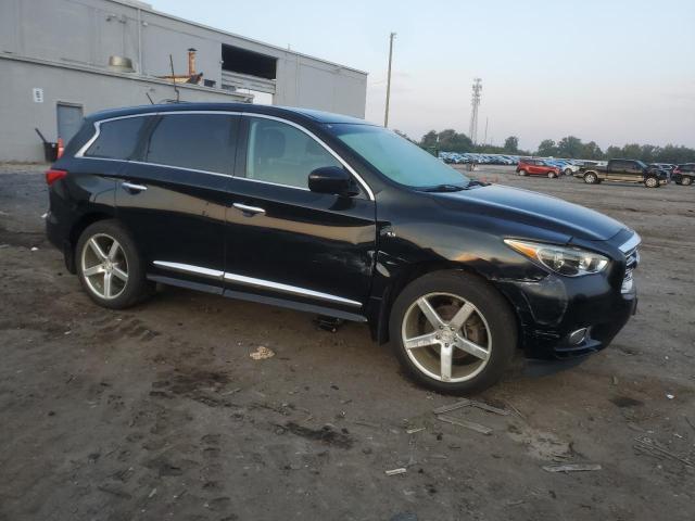 5N1AL0MM8EC520991 - 2014 INFINITI QX60 BLACK photo 4