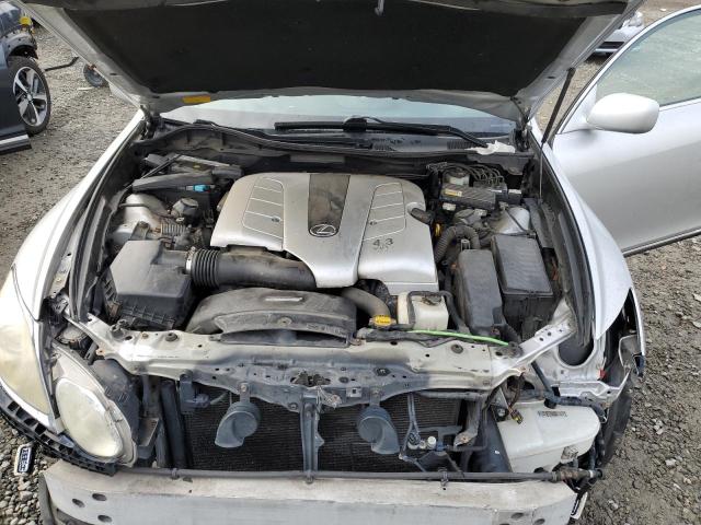 JTHBN96S665007083 - 2006 LEXUS GS 430 SILVER photo 11