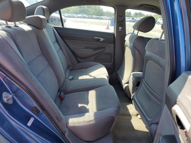 1HGFA16586L007920 - 2006 HONDA CIVIC LX Կապույտ լուսանկար 10