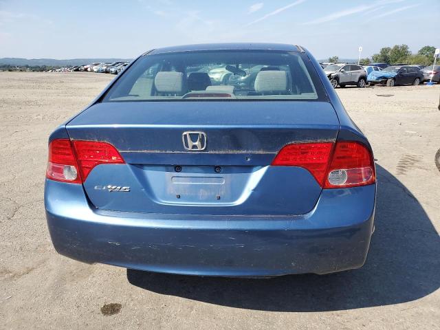 1HGFA16586L007920 - 2006 HONDA CIVIC LX Կապույտ լուսանկար 6