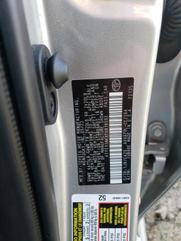 4T1T11AKXPU818592 - 2023 TOYOTA CAMRY SE NIGHT SHADE SILVER photo 12