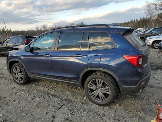 5FNYF8H55LB018225 - 2020 HONDA PASSPORT EXL ლურჯი ფოტო 2