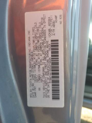 5TBBT44182S274825 - 2002 TOYOTA TUNDRA ACCESS CAB SILVER photo 12