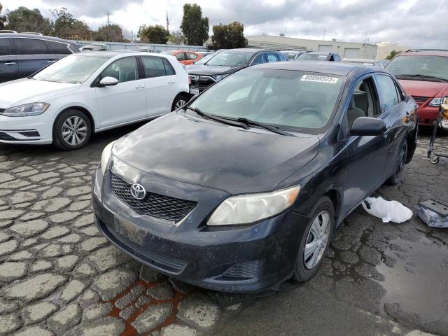 1NXBU4EE4AZ169419 - 2010 TOYOTA COROLLA BASE BLACK photo 1