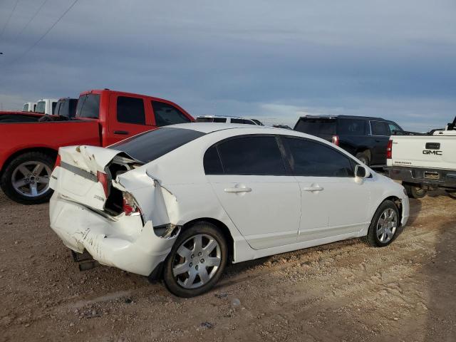 2HGFA16578H346166 - 2008 HONDA CIVIC LX WHITE photo 3