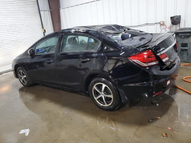 19XFB2F75FE232758 - 2015 HONDA CIVIC SE BLACK photo 2