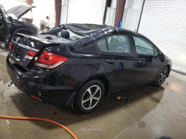 19XFB2F75FE232758 - 2015 HONDA CIVIC SE BLACK photo 3