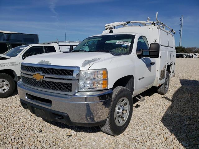 1GB3KZCG5CF204772 - 2012 CHEVROLET SILVERADO K3500 WHITE photo 1