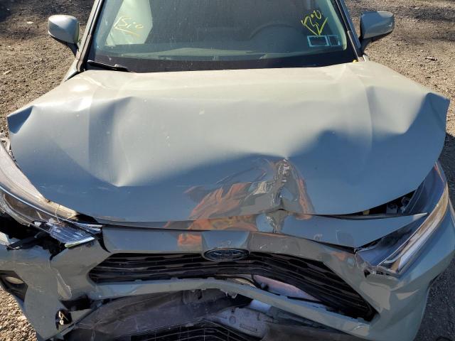 4T3R6RFV0MU008484 - 2021 TOYOTA RAV4 XLE 灰色 照片 12