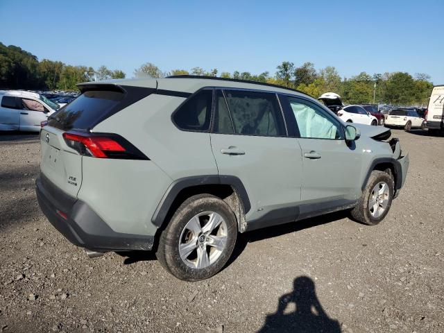 4T3R6RFV0MU008484 - 2021 TOYOTA RAV4 XLE 灰色 照片 3