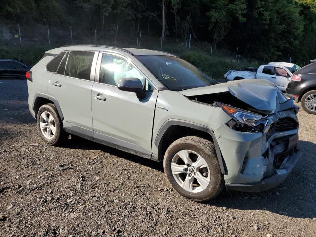 4T3R6RFV0MU008484 - 2021 TOYOTA RAV4 XLE 灰色 照片 4