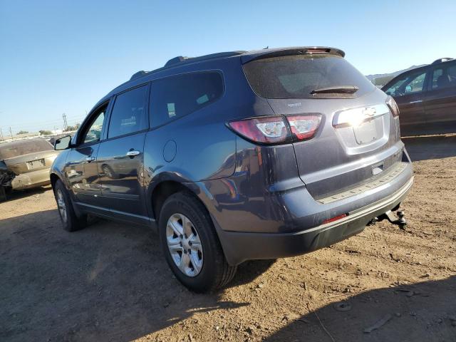 1GNKRFED9DJ230561 - 2013 CHEVROLET TRAVERSE LS BLUE photo 2