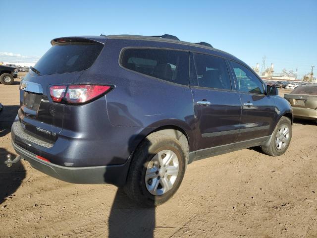 1GNKRFED9DJ230561 - 2013 CHEVROLET TRAVERSE LS BLUE photo 3