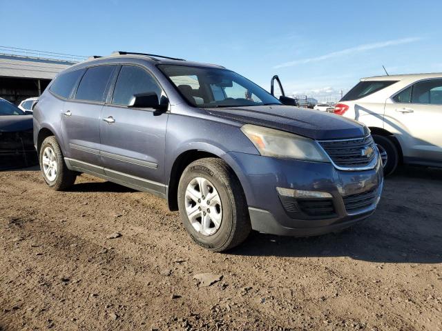 1GNKRFED9DJ230561 - 2013 CHEVROLET TRAVERSE LS BLUE photo 4