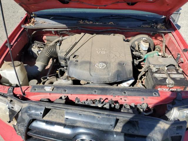 3TMLU42N88M017297 - 2008 TOYOTA TACOMA DOUBLE CAB RED photo 11