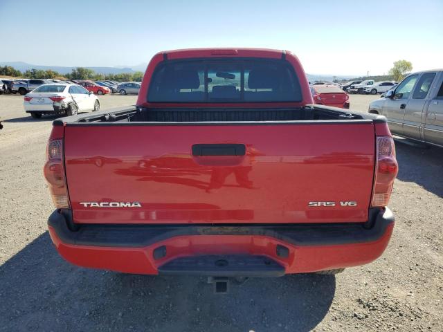 3TMLU42N88M017297 - 2008 TOYOTA TACOMA DOUBLE CAB RED photo 6