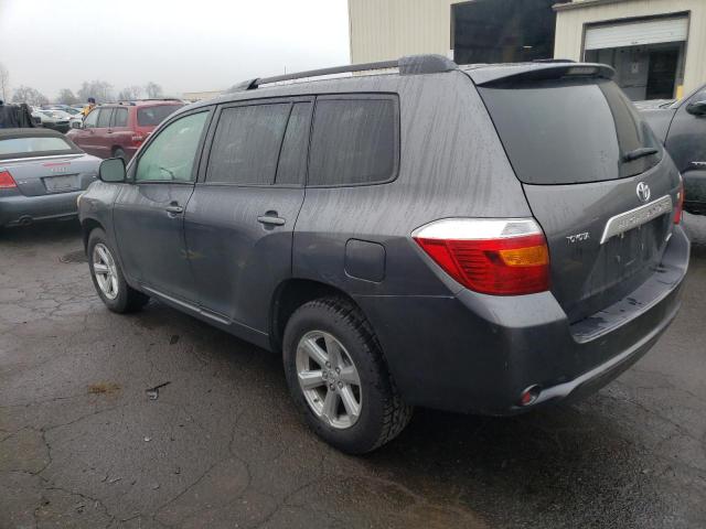 JTEES41A192144717 - 2009 TOYOTA HIGHLANDER GRAY photo 2