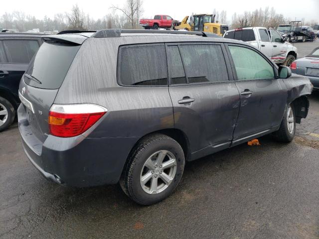 JTEES41A192144717 - 2009 TOYOTA HIGHLANDER GRAY photo 3