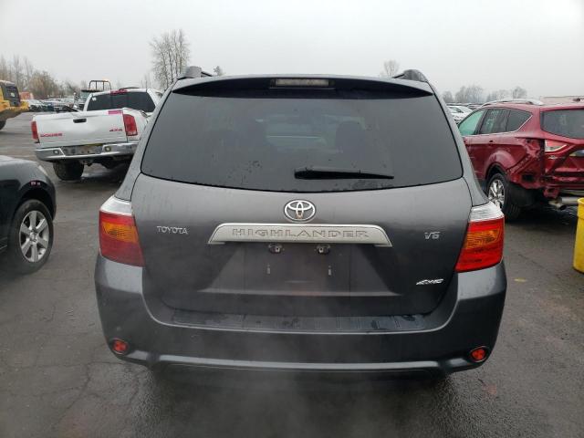 JTEES41A192144717 - 2009 TOYOTA HIGHLANDER GRAY photo 6