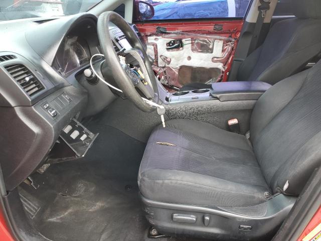 4T3ZA3BB1DU077563 - 2013 TOYOTA VENZA LE RED photo 7