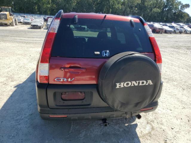 SHSRD78815U332853 - 2005 HONDA CR-V EX 勃艮第红 照片 6