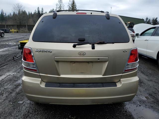 KNDJD733X65572230 - 2006 KIA SORENTO EX BEIGE photo 6