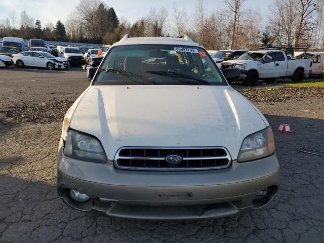 4S3BH675917626760 - 2001 SUBARU LEGACY OUTBACK AWP WHITE photo 5