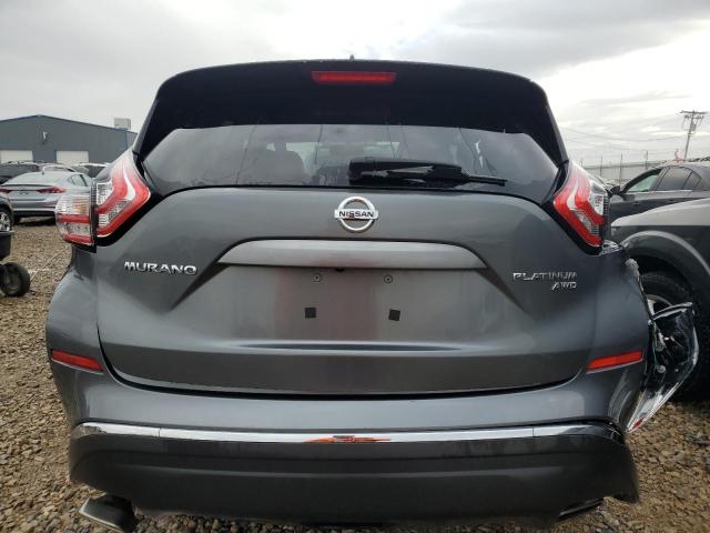 5N1AZ2MH9HN136935 - 2017 NISSAN MURANO S GRAY photo 6