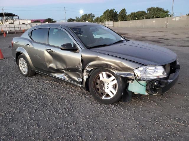 1C3CDZAB3DN549243 - 2013 DODGE AVENGER SE GRAY photo 4