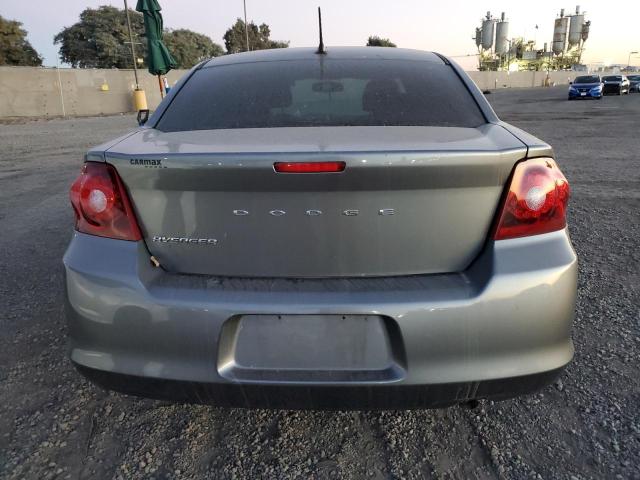 1C3CDZAB3DN549243 - 2013 DODGE AVENGER SE GRAY photo 6