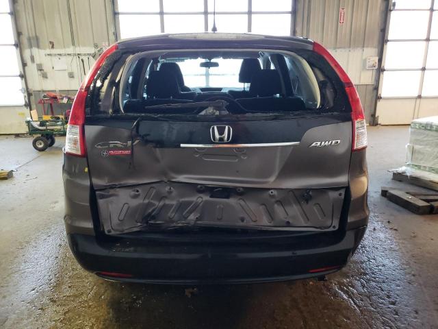 5J6RM4H35CL031937 - 2012 HONDA CR-V LX GRAY photo 6