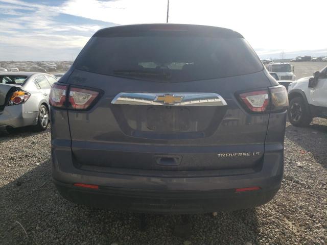 1GNKRFED1EJ242155 - 2014 CHEVROLET TRAVERSE LS BLUE photo 6