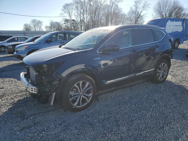 5J6RT6H96NL057825 - 2022 HONDA CR-V TOURING BLUE photo 1