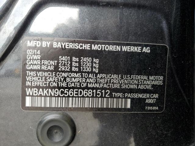 WBAKN9C56ED681512 - 2014 BMW 550 I BLACK photo 12